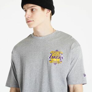 New Era LA Lakers NBA Championship Oversized T-Shirt Grey kép
