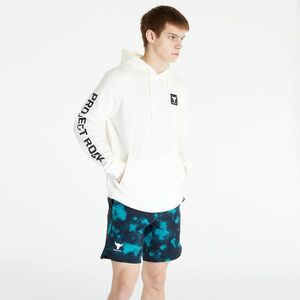 Under Armour Project Rock Terry Hoodie Ivory/ Black kép