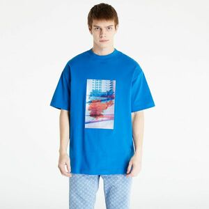 Calvin Klein Jeans Motion Floral Graphic S/S T-Shirt Blue kép