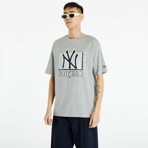 New Era New York Yankees MLB Team Wordmark Oversized T-Shirt Grey kép