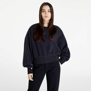 Nike Sportswear Plush Mod Crop Crew-Neck Sweatshirt Black kép