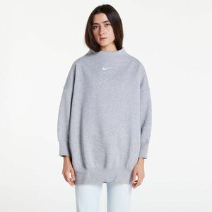 Nike Sportswear Phoenix Fleece Oversized Mock-Neck 3/4-Sleeve Sweatshirt Grey kép