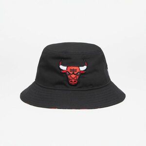 New Era Chicago Bulls Print Infill Bucket Hat Black kép