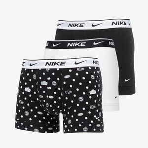Nike Everyday Cotton Stretch Trunk 3 Pack Sneaker Dot Print/ White/ Black kép