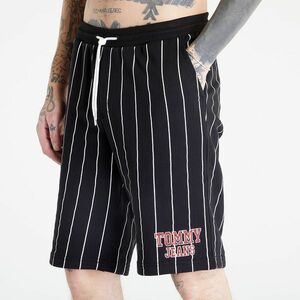 Tommy Jeans Oversized Pinstripe Shorts Black kép