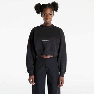 Calvin Klein Jeans Institutional Mock Sweatshirt Black kép