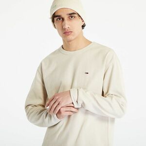 Tommy Jeans Classic Waffle Snit Long Sleeve T-Shirt Classic Beige kép