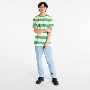 Tommy Jeans Classic Tonal Strip T-Shirt Coastal Green Stripe kép