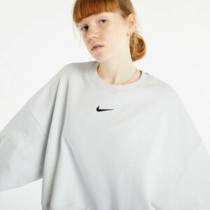 Nike Sportswear Phoenix Fleece Women's Oversized Crewneck Sweatshirt Photon Dust/ Black kép