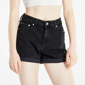 Calvin Klein Jeans Mid Rise Shorts Denim Black kép