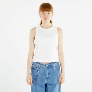 Calvin Klein Jeans Tab Rib Tank Top Bright White kép