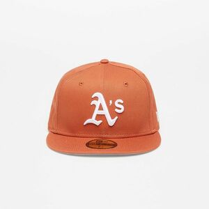 New Era Oakland Athletics League Essential 59FIFTY Fitted Cap Brown/ White kép