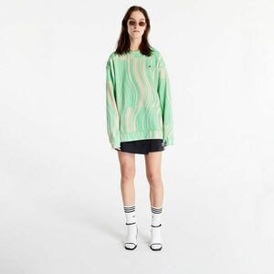 adidas x Stella McCartney Truecasuals Graphic Sweatshirt Screaming Green/ Blush Pink kép