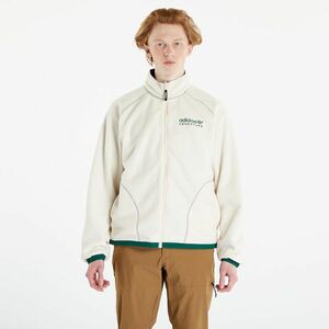adidas Adventure Fleece Reversible Polar Half Zip Jacket Wonder White/ Dark Green kép