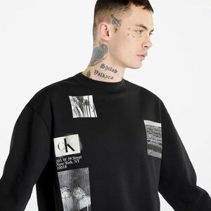 Calvin Klein Jeans Multi Landscape Grap Sweatshirt Black kép