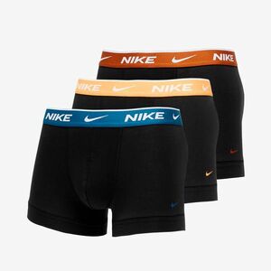 Nike Everyday Cotton Stretch Trunk 3 Pack Black/ Green Abyss/ Laser Orange/ Russet kép