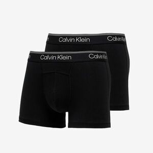Calvin Klein Athletic Cotton Stretch Trunk 2 Pack Black kép