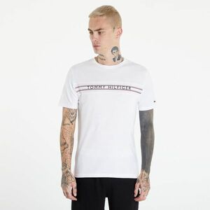Tommy Hilfiger Signature Tape Logo T-Shirt White kép