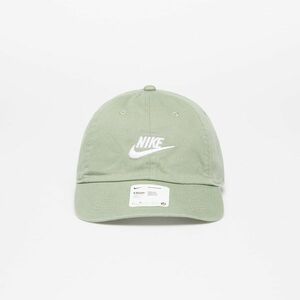 Nike Sportswear Heritage86 Futura Washed Hat Oil Green/ White kép