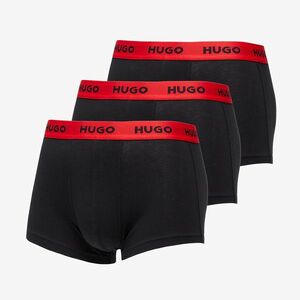 Hugo Boss Trunk 3 Pack Black/ Red kép