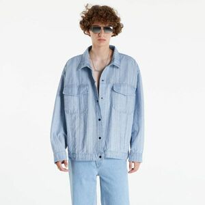 PREACH Striped Denim Jacket Blue kép