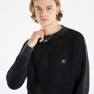 Patta Honeycomb Knitted Sweater Washed Black kép