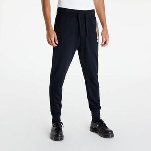 Hugo Boss Cotton-Terry Tracksuit Bottoms with Logo and Stripes Black kép