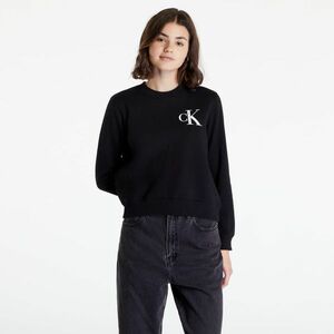 Calvin Klein Institutional Crew Sweater Black kép