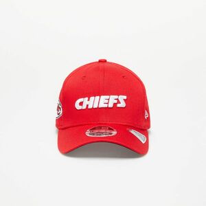 New Era Kansas City Chiefs Wordmark 9FIFTY Stretch Snap Cap Red kép