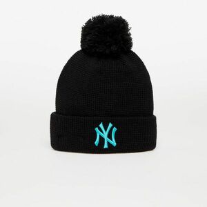 New Era New York Yankees Pop Bobble Beanie Hat Black kép