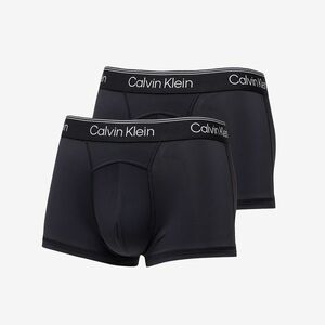 Calvin Klein Athletic Microfiber Low Rise Trunk 2 Pack Black kép