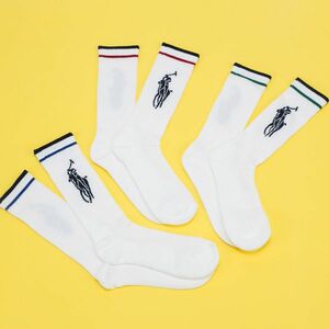 Polo Ralph Lauren BPP Socks 3-Pack White kép