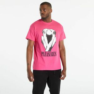 PLEASURES Bended T-Shirt Hot Pink kép