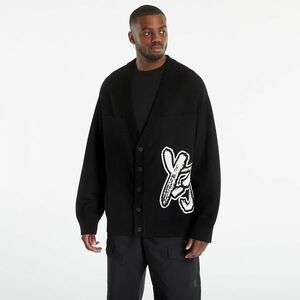 Y-3 Logo Knit Cardigan Black kép