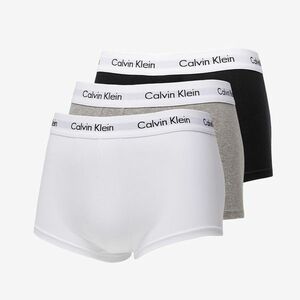 Calvin Klein Low Rise Trunks 3 Pack Black/ White/ Grey kép