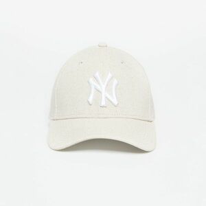 New Era New York Yankees Linen 9FORTY Adjustable Cap Stone/ Optic White kép
