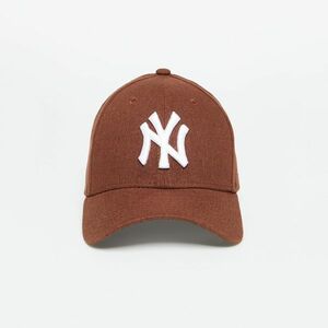 New Era New York Yankees Linen 9FORTY Adjustable Cap Nfl Brown Suede/ Optic White kép