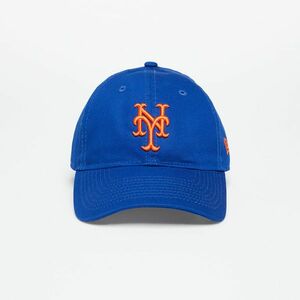 New Era New York Mets League Essential Blue 9TWENTY Adjustable Cap Light Royal/ Bright Royal/ Orange kép