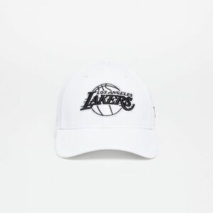 New Era Los Angeles Lakers Repreve Monochrom 9FORTY Adjustable Cap White/ Black kép