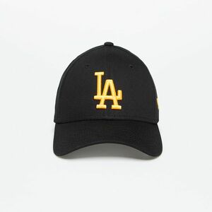 New Era Los Angeles Dodgers League Essential 9FORTY Adjustable Cap Black/ Papya Smoothie kép