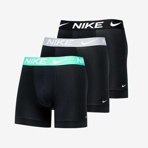 Nike Dri-FIT Essential Micro Boxer Brief 3-Pack Black/ Elecalgae/ Grey/ Black/ Black Wb kép