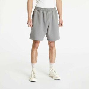 Nike Solo Swoosh Men's French Terry Shorts Flat Pewter/ White kép