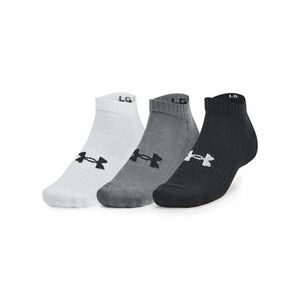 Under Armour Core Low Cut 3-Pack Socks Black/ White/ White kép