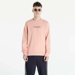 FRED PERRY Embroidered Sweatshirt Pink kép