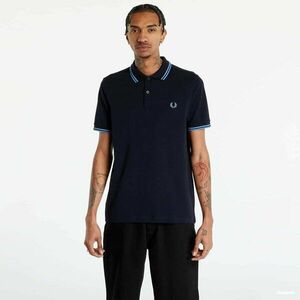 FRED PERRY Twin Tipped Fred Perry Shirt Navy/ Soft Blue kép