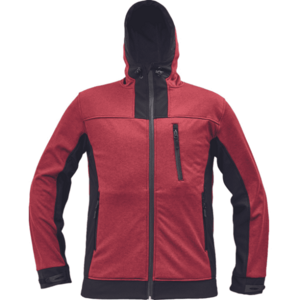 CERVA HUYER SOFTSHELL Férfi softshell kabát, piros, méret XL kép