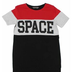 Metrofive Space fekete-piros hosszított női rövidujjú kép