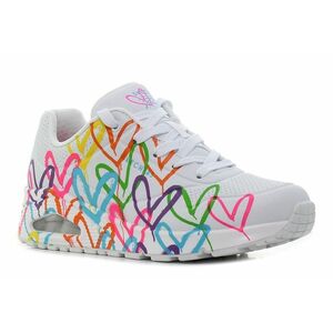 Skechers Uno - Highlight Love fehér női cipő kép