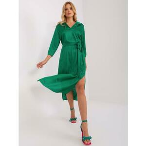 Női övvel díszített ruha CAYLEE zöld kép
