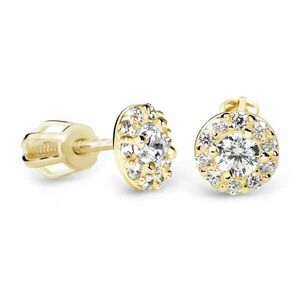 Cutie Diamonds Cutie Diamonds Luxus bedugós sárga arany fülbevaló gyémánttal DZ60167-30-00-X-1 kép